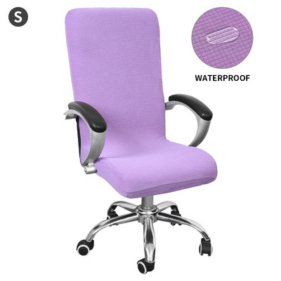 Poťah na kancelársku počítačovú stoličku veľkosti S/M/L, strečový, otočný, spandexový, vodeodolný, elastický, umývateľný a odnímateľný