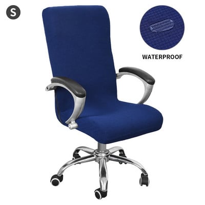 Poťah na kancelársku počítačovú stoličku veľkosti S/M/L, strečový, otočný, spandexový, vodeodolný, elastický, umývateľný a odnímateľný