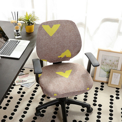 Elastična navlaka za uredsku stolicu Split Navlaka za sjedalo za igranje računala Spandex Navlake za prašinu Štitnik Home Decor Fundas Para Sillas