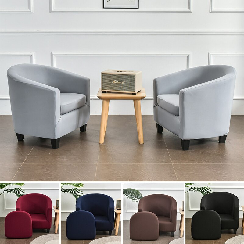 1 Σετ κάλυμμα καναπέ καθίσματος τόξου Stretch Spandex πλενόμενο Club Πολυθρόνα Slip Cover Relax Μονό Κάθισμα Μπανιέρα Κάθισμα Κάλυμμα μαξιλαριού καναπέ