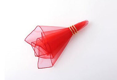 Kvadratinės organzos stalo servetėlės 45 cm x 45 cm nosinė vestuvėms, vakarėliams, viešbučiams ir restoranams Dekoravimo reikmenys