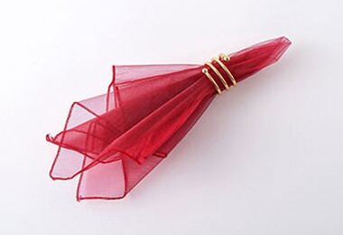 Kvadratinės organzos stalo servetėlės 45 cm x 45 cm nosinė vestuvėms, vakarėliams, viešbučiams ir restoranams Dekoravimo reikmenys