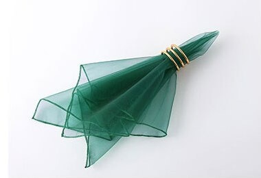 Kvadratinės organzos stalo servetėlės 45 cm x 45 cm nosinė vestuvėms, vakarėliams, viešbučiams ir restoranams Dekoravimo reikmenys