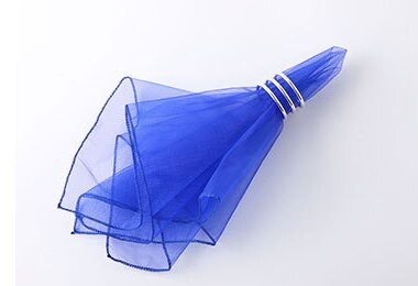 Kvadratinės organzos stalo servetėlės 45 cm x 45 cm nosinė vestuvėms, vakarėliams, viešbučiams ir restoranams Dekoravimo reikmenys