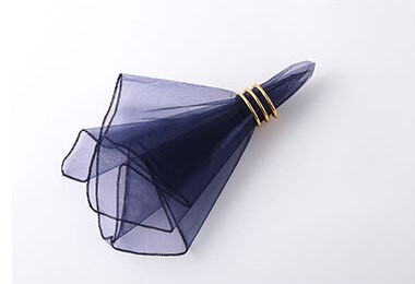 Kvadratinės organzos stalo servetėlės 45 cm x 45 cm nosinė vestuvėms, vakarėliams, viešbučiams ir restoranams Dekoravimo reikmenys