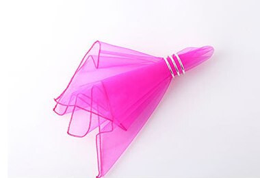 Kvadratinės organzos stalo servetėlės 45 cm x 45 cm nosinė vestuvėms, vakarėliams, viešbučiams ir restoranams Dekoravimo reikmenys