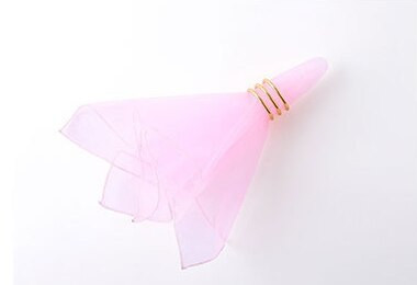 Kvadratinės organzos stalo servetėlės 45 cm x 45 cm nosinė vestuvėms, vakarėliams, viešbučiams ir restoranams Dekoravimo reikmenys