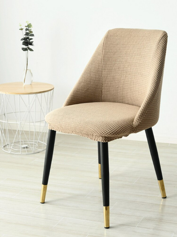 Minkštas Polar Fleece audinio kėdės užvalkalas, tamprus, nuimamas nuplaunamas kėdės užvalkalas Nordic sėdynių užvalkalai valgomajam