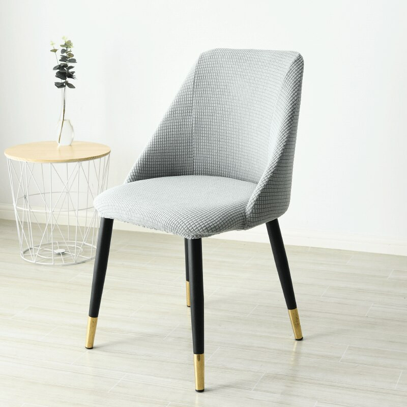 Minkštas Polar Fleece audinio kėdės užvalkalas, tamprus, nuimamas nuplaunamas kėdės užvalkalas Nordic sėdynių užvalkalai valgomajam