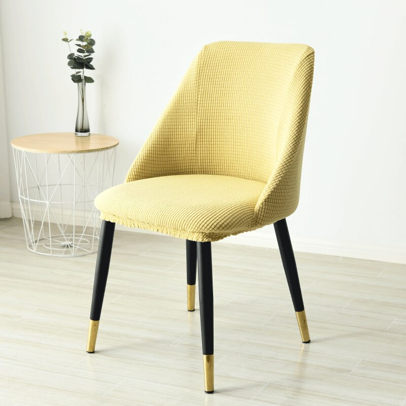 Minkštas Polar Fleece audinio kėdės užvalkalas, tamprus, nuimamas nuplaunamas kėdės užvalkalas Nordic sėdynių užvalkalai valgomajam