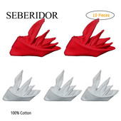 10 vienetų 100 % medvilnė 45 cm kvadratinė balta raudona rožinė servetėlė viešbučio restoranas banketų stalo servetėlė vestuvių krikšto vakarėlio dekoravimui