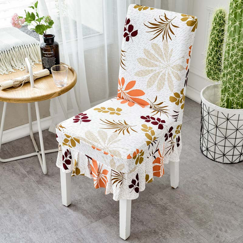 Spandex szoknya szélű székhuzat sztreccs elasztikus étkező üléshuzat bankett esküvői étteremhez Hotel szennyeződés elleni eltávolítható
