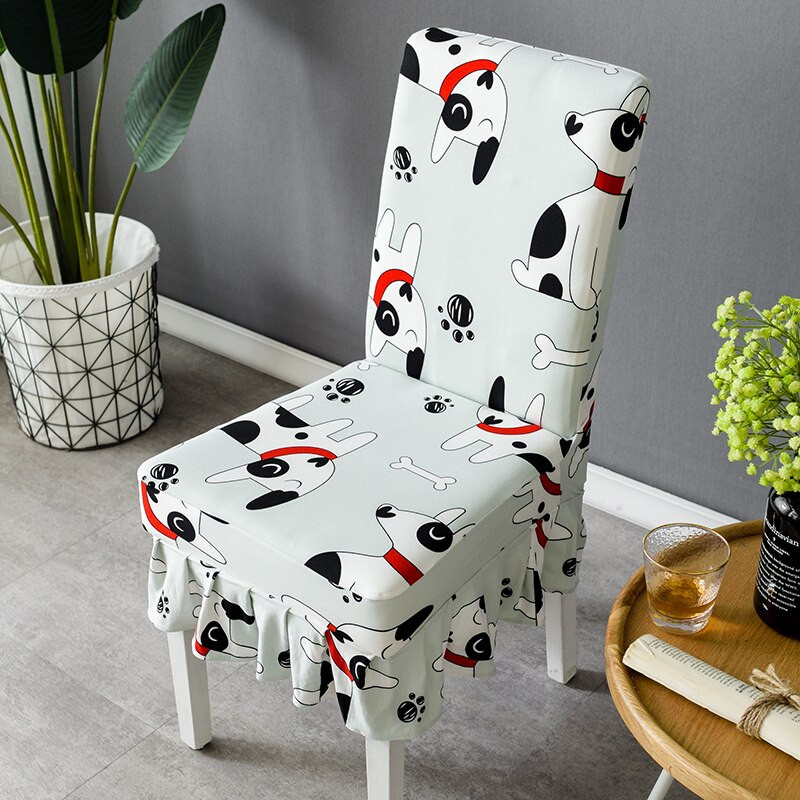 Spandex szoknya szélű székhuzat sztreccs elasztikus étkező üléshuzat bankett esküvői étteremhez Hotel szennyeződés elleni eltávolítható
