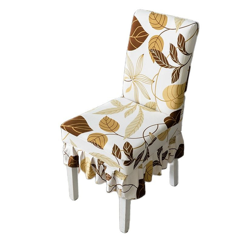 Spandex szoknya szélű székhuzat sztreccs elasztikus étkező üléshuzat bankett esküvői étteremhez Hotel szennyeződés elleni eltávolítható