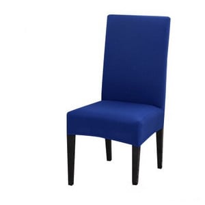 Protišmykové poťahy na stoličky, spandexové elastické poťahy na stoličky, jednofarebné, spojené, minimalistické, hotelové, reštaurácia, domáce