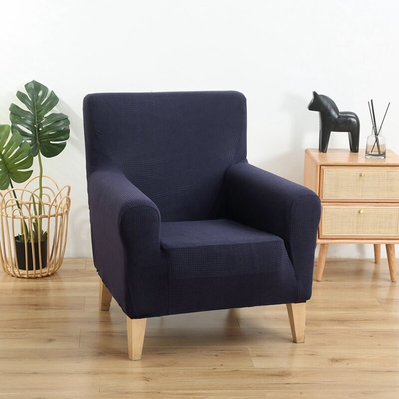 Husă pentru scaun cu spătar cu aripă Husă pentru fotoliu cu aripă Husă pentru scaun all-inclusive Fotolii din poliester spandex Protector pentru canapea