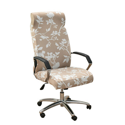 Spausdintas biuro kėdės užvalkalas Elastingas modernus spandex kompiuterio kėdės užvalkalas, apsaugantis nuo nešvarumų, nuimamas, plaunamas užvalkalas