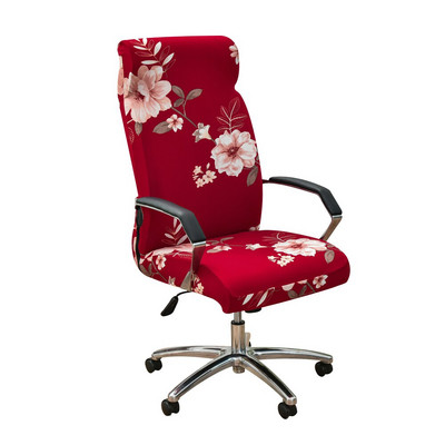 Spausdintas biuro kėdės užvalkalas Elastingas modernus spandex kompiuterio kėdės užvalkalas, apsaugantis nuo nešvarumų, nuimamas, plaunamas užvalkalas