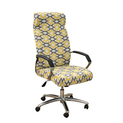 Spausdintas biuro kėdės užvalkalas Elastingas modernus spandex kompiuterio kėdės užvalkalas, apsaugantis nuo nešvarumų, nuimamas, plaunamas užvalkalas