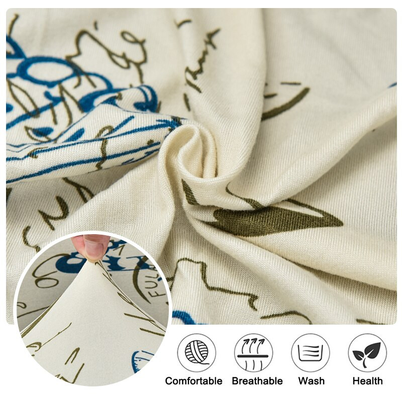 Spausdintas biuro kėdės užvalkalas Elastingas modernus spandex kompiuterio kėdės užvalkalas, apsaugantis nuo nešvarumų, nuimamas, plaunamas užvalkalas