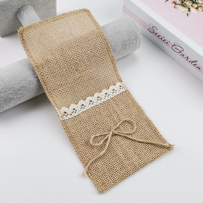 10 buc șervețel de masă tacâmuri linie dantelă decoupage decorare nuntă iuta cuțit furculiță decor servire petrecere cină ziua de naștere artă