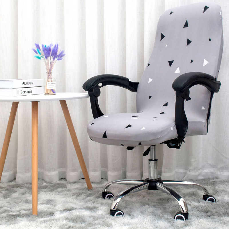 Biuro besisukantis kompiuterio kėdės užvalkalas Elastinis kėdės užvalkalas Nenešvarumų nuimamas pakeliamas kėdės dėklo užvalkalas posėdžių salės sėdynei