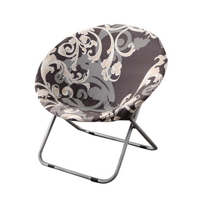 1 kus poťah na stoličku Moon Spandex Leisure Saucer Chair Protector Okrúhle umývateľné skladacie poťahy na stoličky do obývačky a na kempovanie