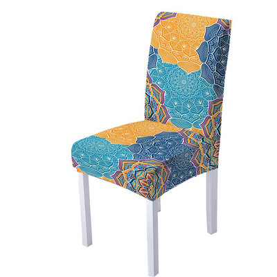 Spandex sztreccs székhuzat nappali étkezőbe irodai magas háttámla Mandala virágminta karácsonyi dekorációhoz