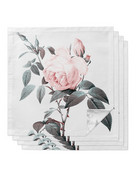 4/6/8 vnt Rožių virtuvės servetėlės Stalo servetėlės Vakarienės servetėlės vestuvių pokylių dekoravimui