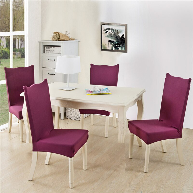 Színes egyszínű egyszerű elasztikus sztreccs spandex székhuzat étterem esküvői szálloda egyrészes székhuzat