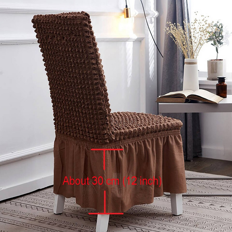 Kiváló minőségű buborékrácsos sztreccs székhuzatok Elasztikus spandex székhuzatok konyhához/étkezőhöz/banketthez