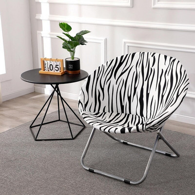 1 komad Okrugla navlaka za stolac s tanjurićima Rastezljive navlake za stolice Moon Spandex Navlaka za sjedalo za kampiranje Navlaka za sjedalo koja se može prati za dnevnu sobu