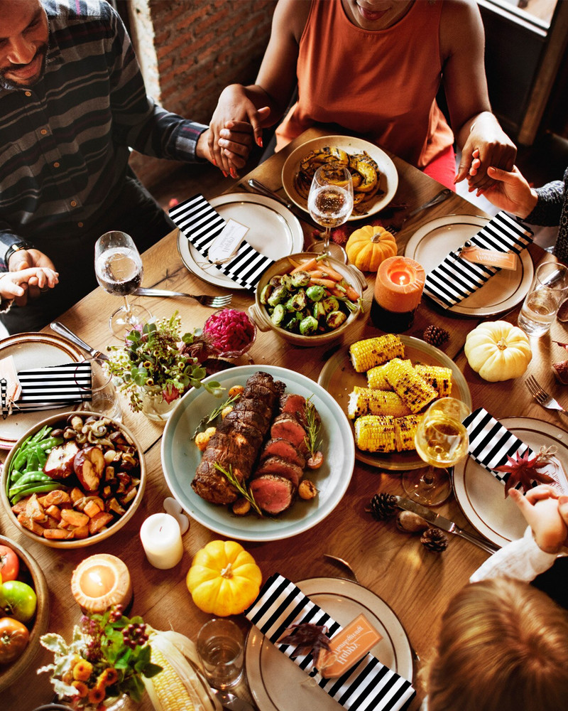 4/6/8 buc șervețele de bucătărie cu dungi alb-negru șervețele de masă șervețele de cină pentru decorarea petrecerii de nuntă, banchet