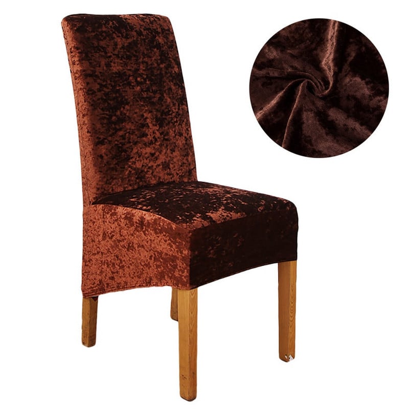 Husă pentru scaune din catifea super moale și delicată pentru bucătărie/nunta Huse pentru scaune elastice din spandex husa scaun de birou pentru sufragerie