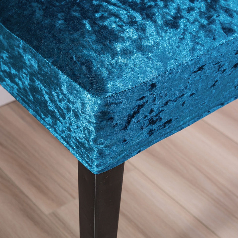 Husă pentru scaune din catifea super moale și delicată pentru bucătărie/nunta Huse pentru scaune elastice din spandex husa scaun de birou pentru sufragerie