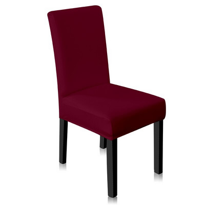 Vienspalvis kėdės užvalkalas spandex, elastingi užvalkalai, virtuvės valgomojo kėdžių užvalkalai, vestuvių banketai, viešbutis 1/2/4/6 vnt.