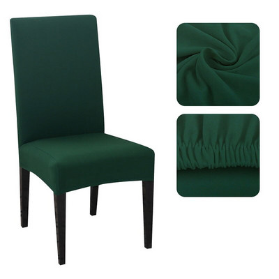 Vienspalvis kėdės užvalkalas spandex, elastingi užvalkalai, virtuvės valgomojo kėdžių užvalkalai, vestuvių banketai, viešbutis 1/2/4/6 vnt.