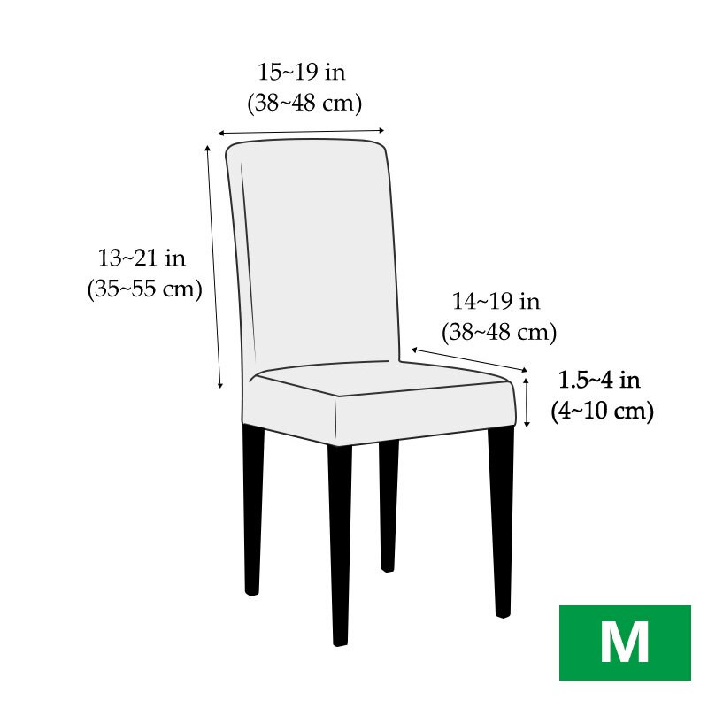 S/M/L méretű sztreccs székhuzat étkezőhöz Olcsó székhuzat Elasztikus tok székekhez Bárszék huzat Konyha