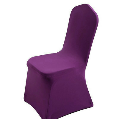 „Spandex“ vestuvių kėdžių užvalkalai Plaunami apsauginiai užvalkalai su pėdų sutvirtinimais banketų ceremonijai „Hotel Garden“