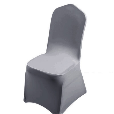 „Spandex“ vestuvių kėdžių užvalkalai Plaunami apsauginiai užvalkalai su pėdų sutvirtinimais banketų ceremonijai „Hotel Garden“