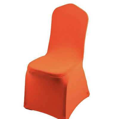 „Spandex“ vestuvių kėdžių užvalkalai Plaunami apsauginiai užvalkalai su pėdų sutvirtinimais banketų ceremonijai „Hotel Garden“