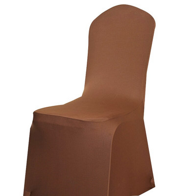 „Spandex“ vestuvių kėdžių užvalkalai Plaunami apsauginiai užvalkalai su pėdų sutvirtinimais banketų ceremonijai „Hotel Garden“