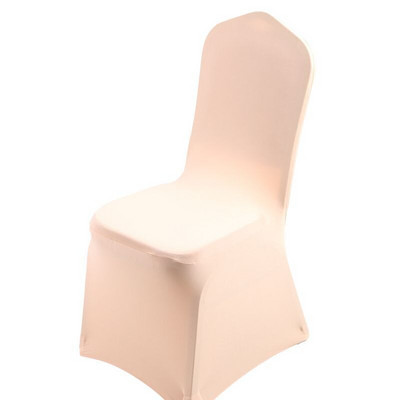 „Spandex“ vestuvių kėdžių užvalkalai Plaunami apsauginiai užvalkalai su pėdų sutvirtinimais banketų ceremonijai „Hotel Garden“