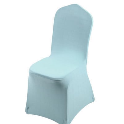 „Spandex“ vestuvių kėdžių užvalkalai Plaunami apsauginiai užvalkalai su pėdų sutvirtinimais banketų ceremonijai „Hotel Garden“