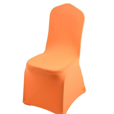 „Spandex“ vestuvių kėdžių užvalkalai Plaunami apsauginiai užvalkalai su pėdų sutvirtinimais banketų ceremonijai „Hotel Garden“