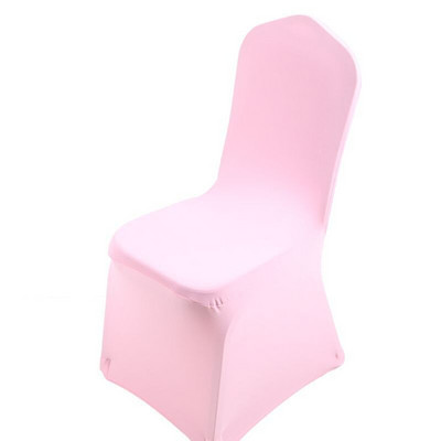 „Spandex“ vestuvių kėdžių užvalkalai Plaunami apsauginiai užvalkalai su pėdų sutvirtinimais banketų ceremonijai „Hotel Garden“