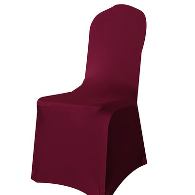 „Spandex“ vestuvių kėdžių užvalkalai Plaunami apsauginiai užvalkalai su pėdų sutvirtinimais banketų ceremonijai „Hotel Garden“