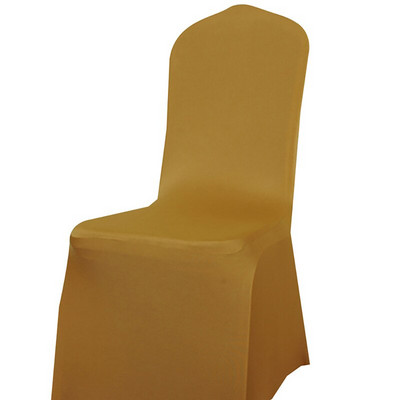„Spandex“ vestuvių kėdžių užvalkalai Plaunami apsauginiai užvalkalai su pėdų sutvirtinimais banketų ceremonijai „Hotel Garden“