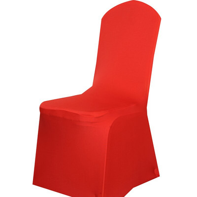 „Spandex“ vestuvių kėdžių užvalkalai Plaunami apsauginiai užvalkalai su pėdų sutvirtinimais banketų ceremonijai „Hotel Garden“