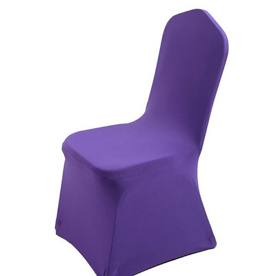 „Spandex“ vestuvių kėdžių užvalkalai Plaunami apsauginiai užvalkalai su pėdų sutvirtinimais banketų ceremonijai „Hotel Garden“